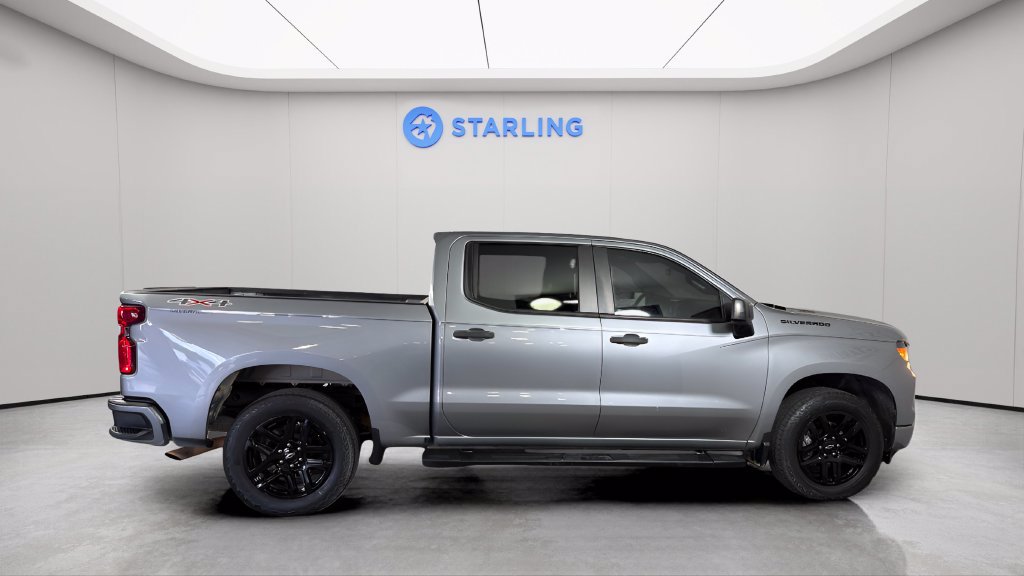 Certified 2023 Chevrolet Silverado 1500 Custom w/ LPO, Dark Essentials Package AWD/4WD image 12