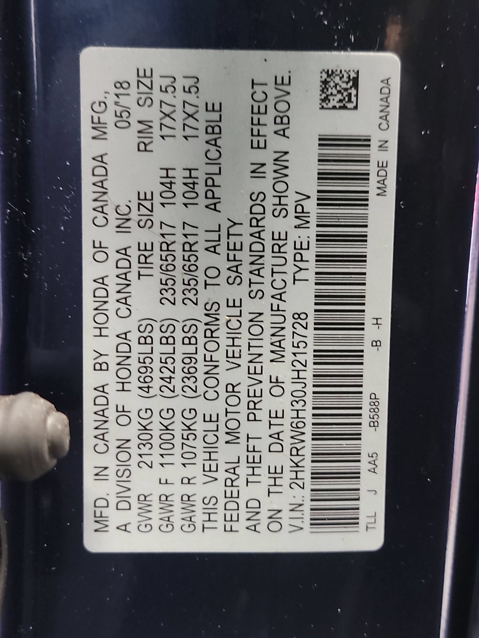 Used 2018 Honda CR-V LX image 32