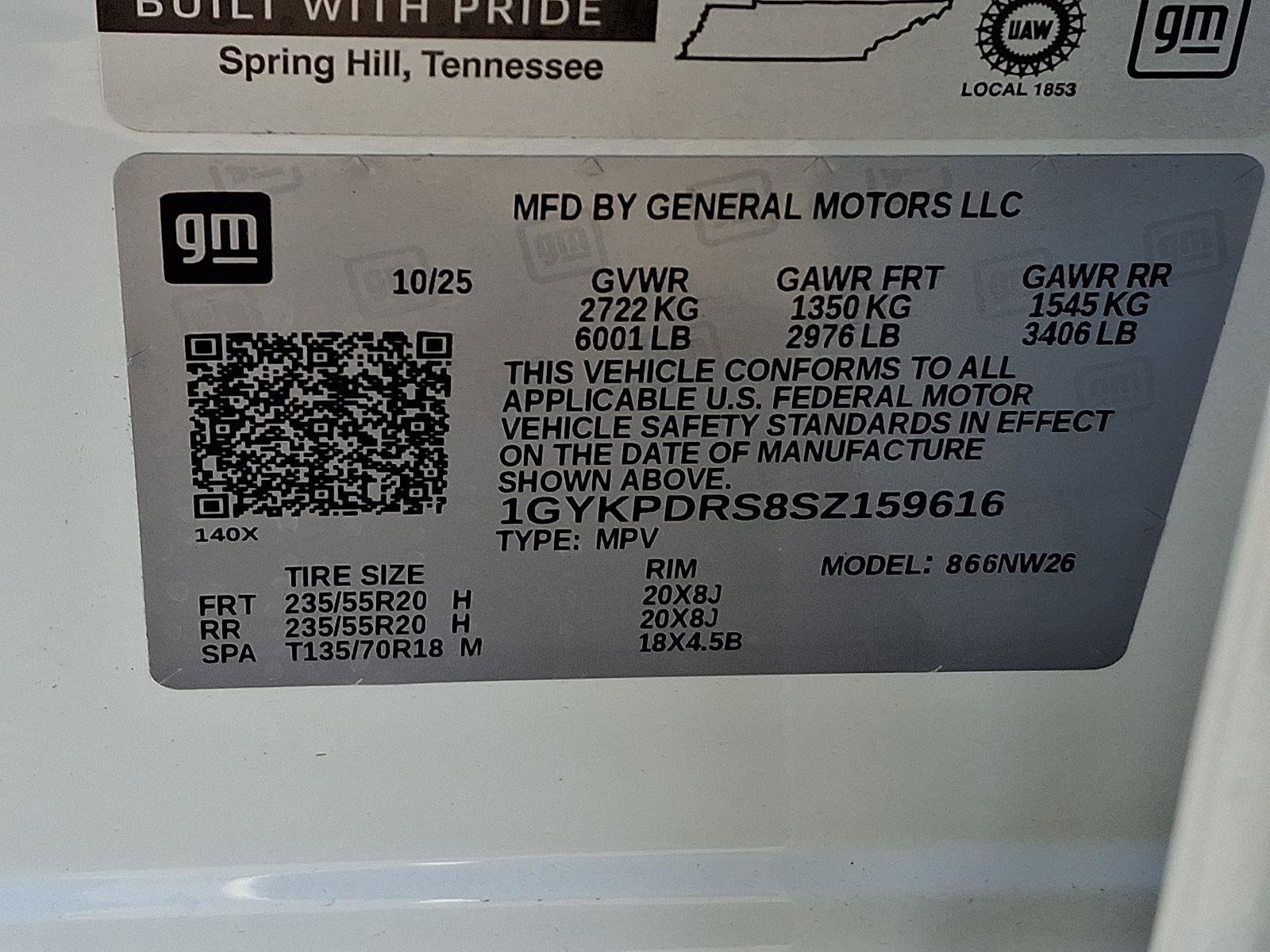 New 2025 Cadillac XT6 Premium Luxury w/ LPO, Floor Liner Package image 11