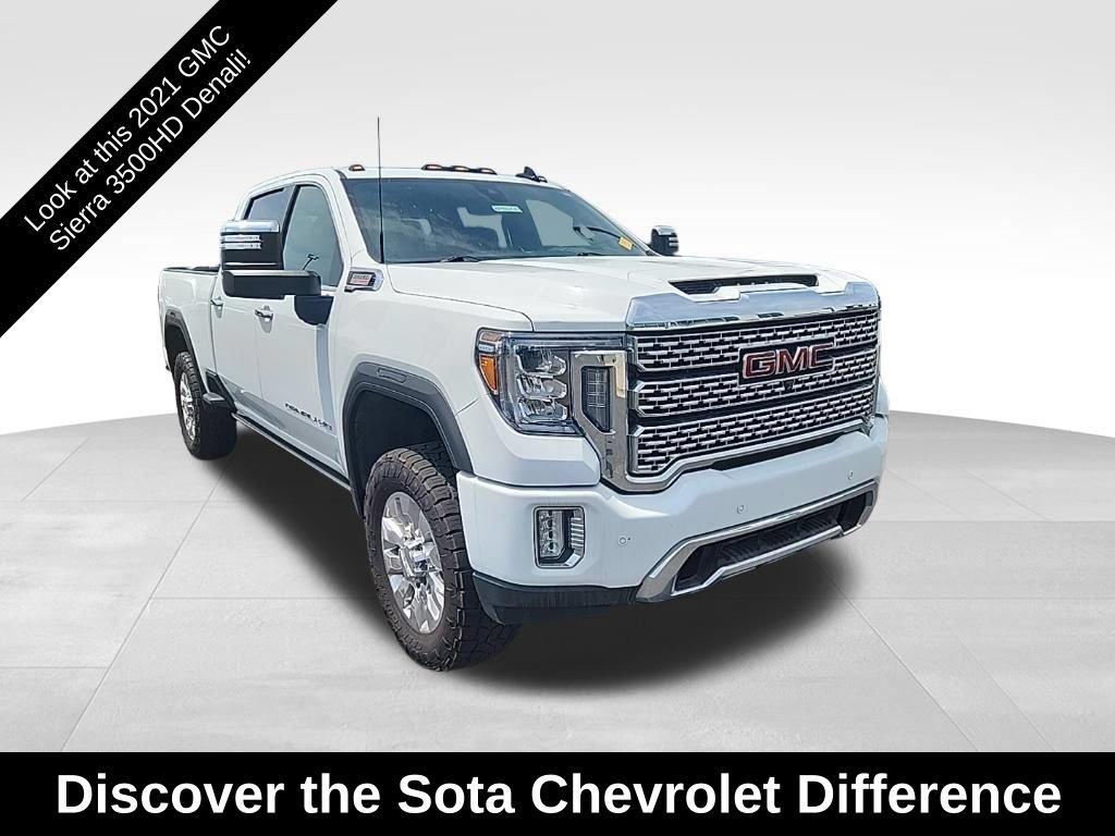 Used 2021 GMC Sierra 3500 Denali w/ Denali Ultimate Package AWD/4WD image 1
