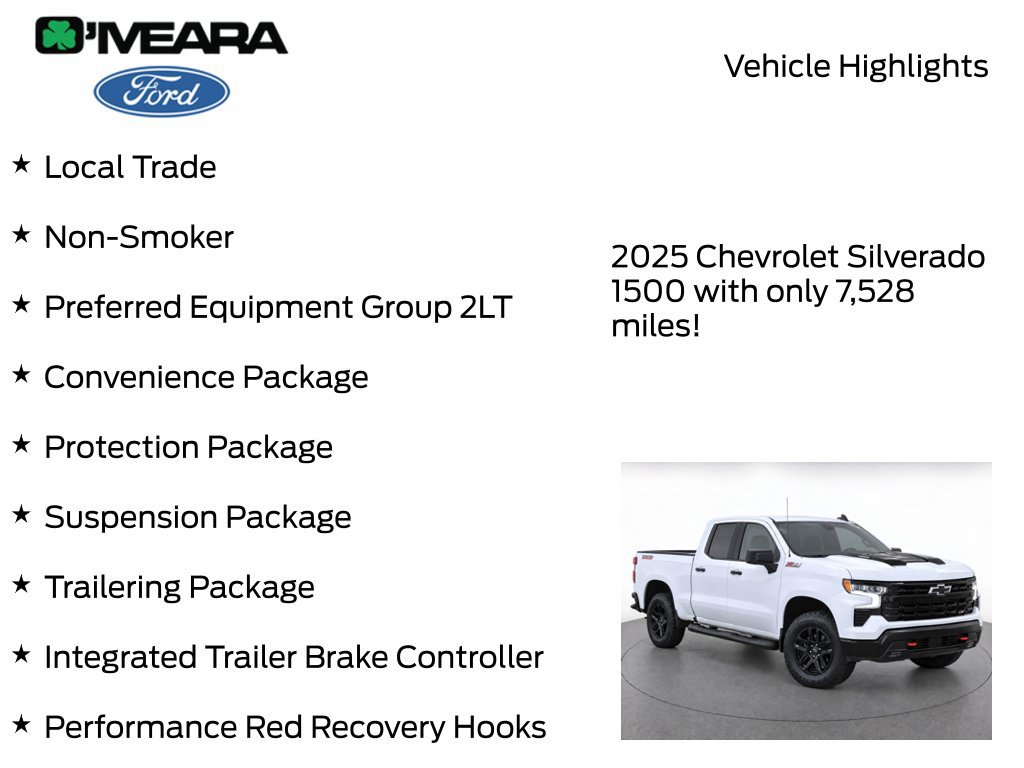 Used 2025 Chevrolet Silverado 1500 LT Trail Boss w/ Protection Package AWD/4WD image 8