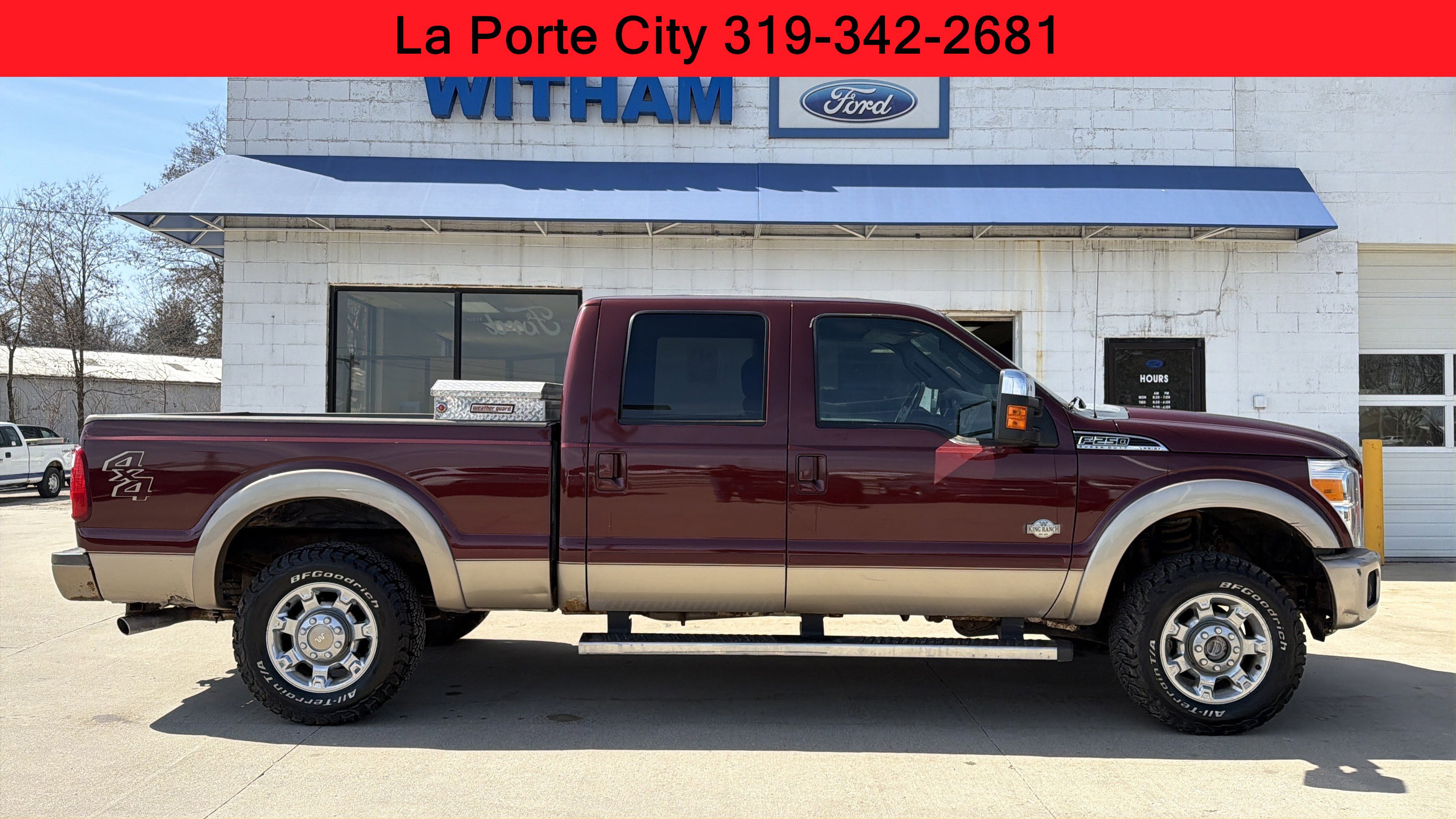 Used 2012 Ford F250 King Ranch w/ King Ranch w/Chrome Pkg image 2
