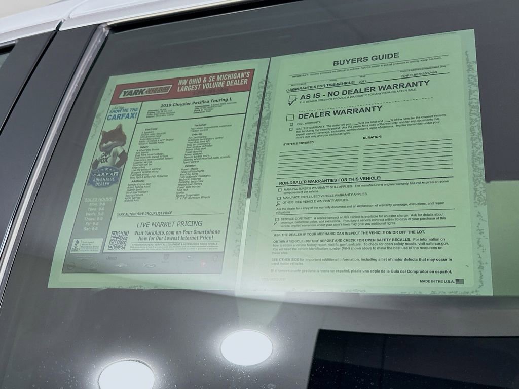 Certified 2019 Chrysler Pacifica Touring-L image 13