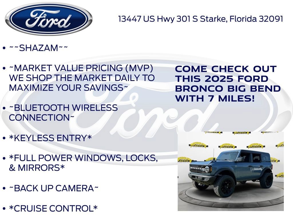 New 2025 Ford Bronco Big Bend image 5