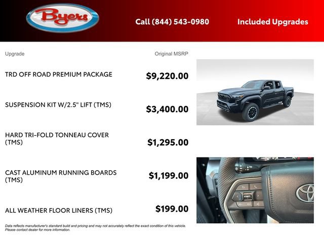 New 2026 Toyota Tacoma TRD Off-Road w/ TRD Off Road Premium Package image 5