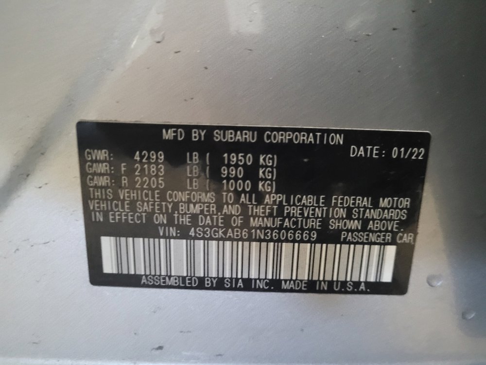 Used 2022 Subaru Impreza 2.0i image 33