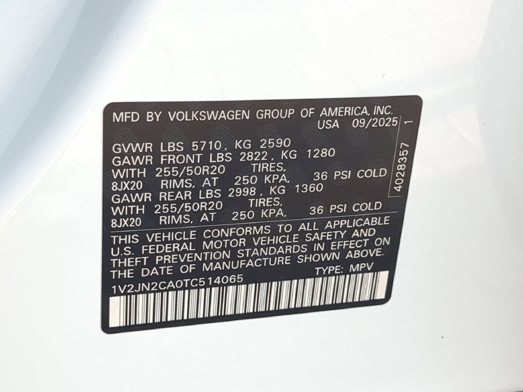 New 2026 Volkswagen Atlas SE FWD image 35
