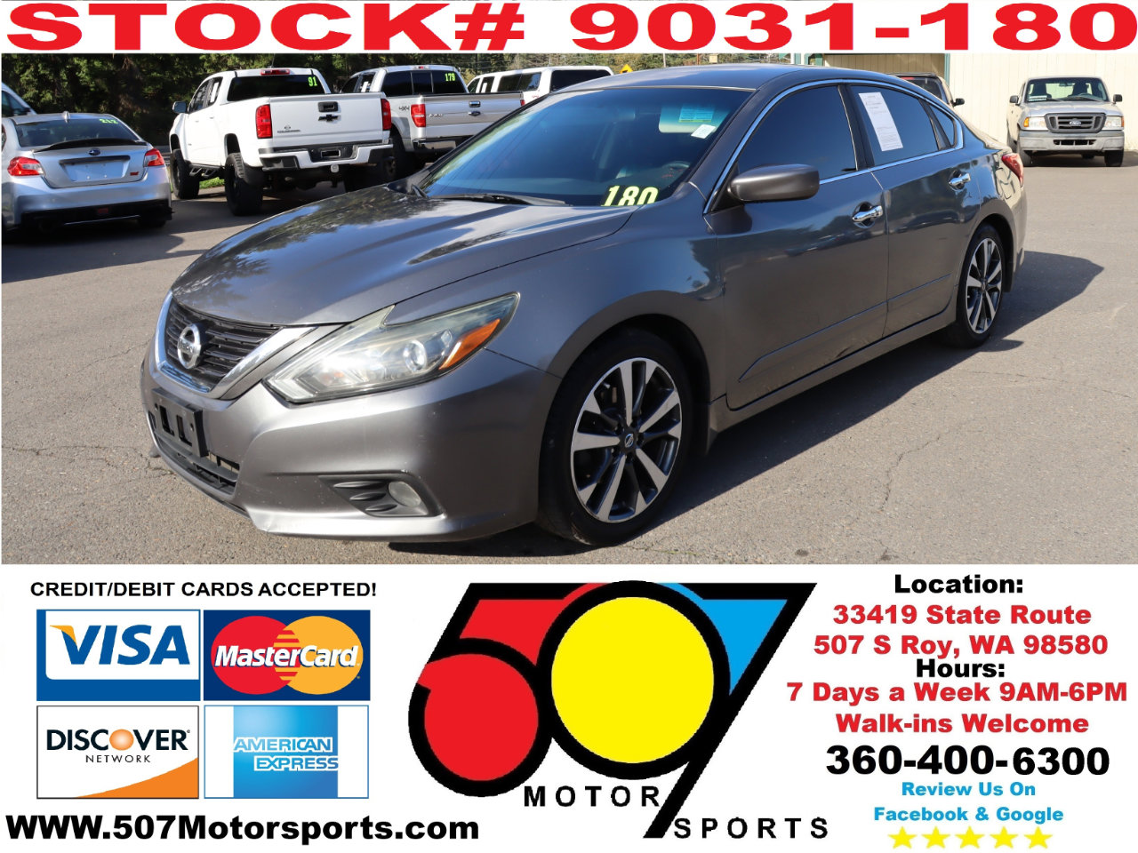 Used 2016 Nissan Altima 2.5 SR