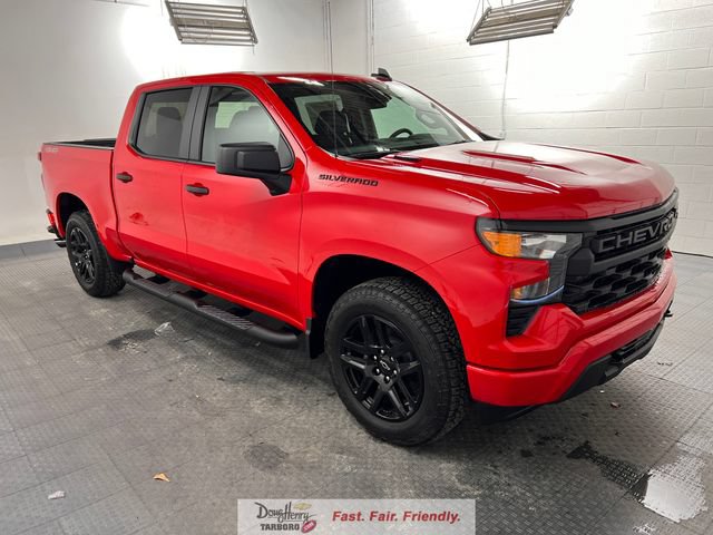 New 2026 Chevrolet Silverado 1500 Custom w/ Turbomax Blackout Package AWD/4WD image 3