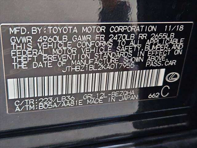 Used 2019 Lexus GS 350 F Sport RWD image 26
