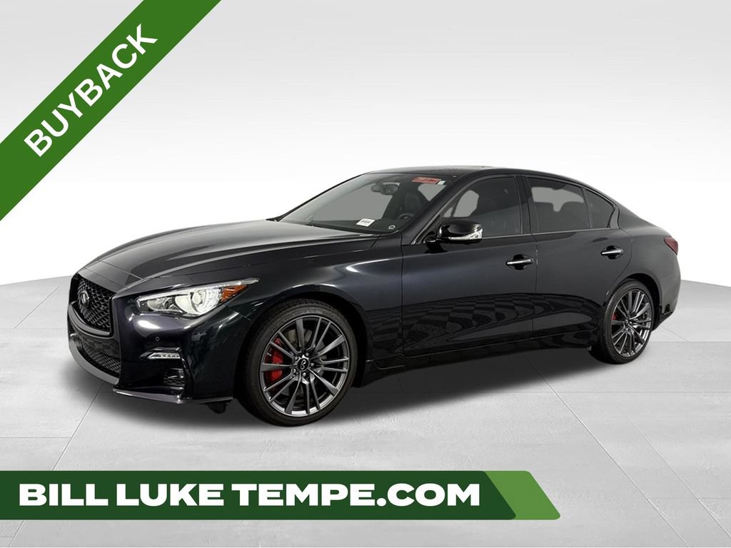 Used 2024 INFINITI Q50 Red Sport 400 w/ Black Opal Edition
