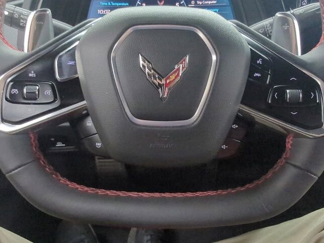 Used 2021 Chevrolet Corvette Stingray Coupe w/ Chrome Exterior Badge Package RWD image 12