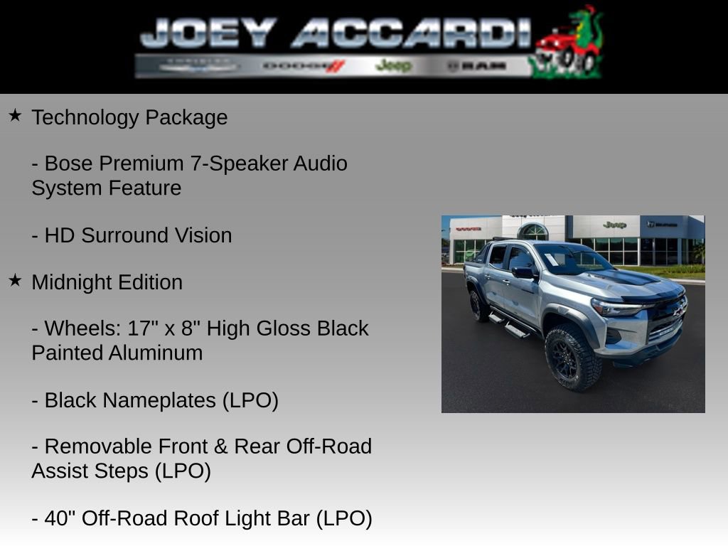 Used 2025 Chevrolet Colorado ZR2 w/ Midnight Edition image 9
