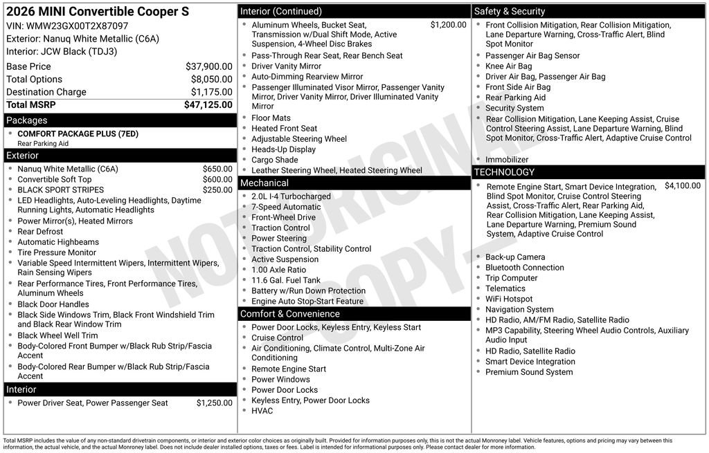 Used 2026 MINI Cooper S FWD image 14