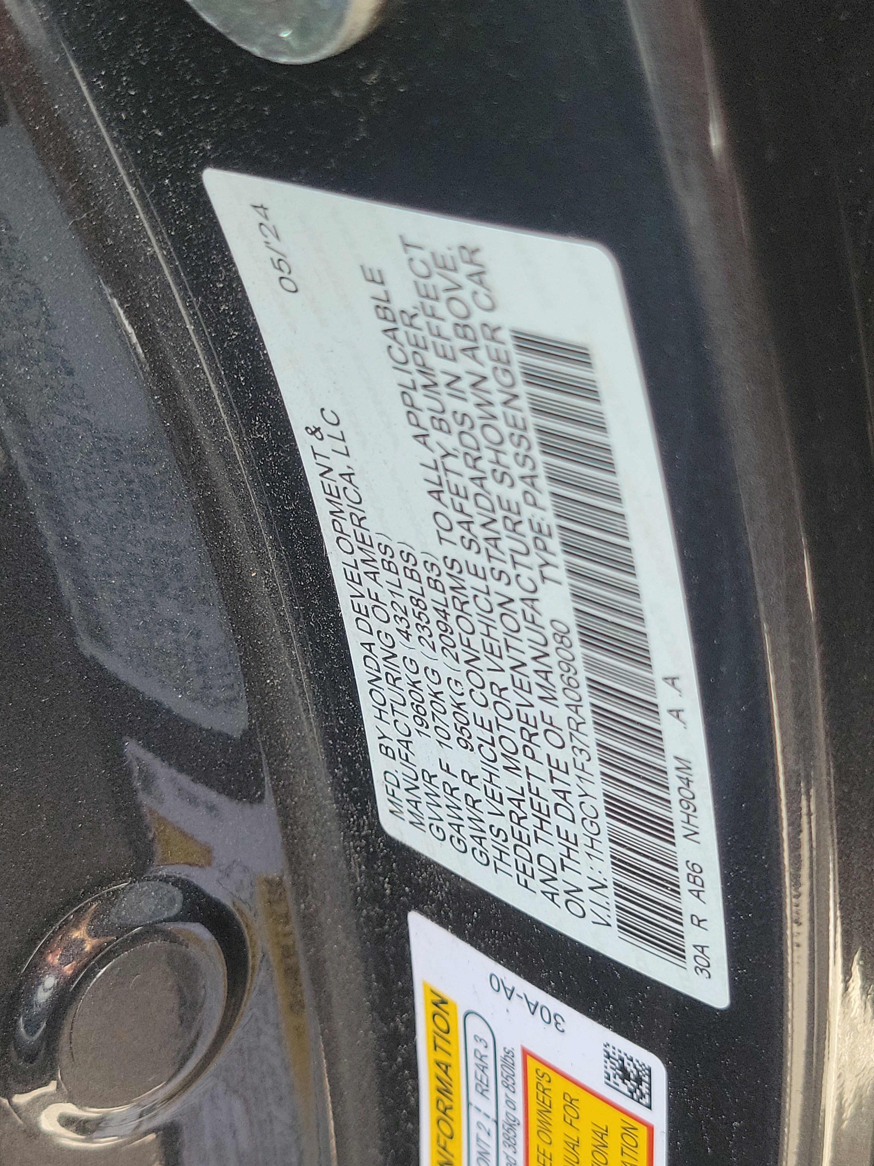 Used 2024 Honda Accord EX image 30