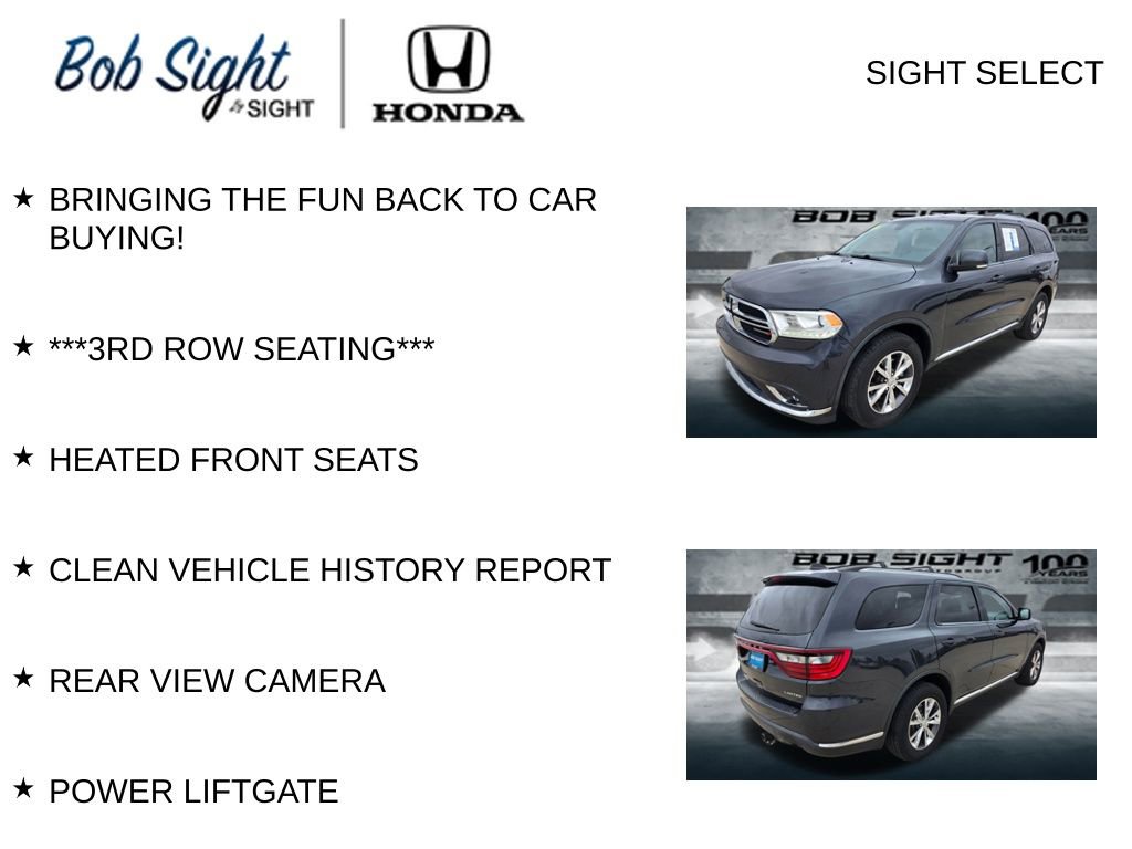 Used 2016 Dodge Durango Limited w/ Nav & Power Liftgate Group image 2