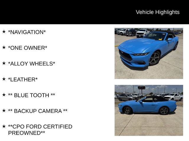 Certified 2024 Ford Mustang Premium RWD image 4