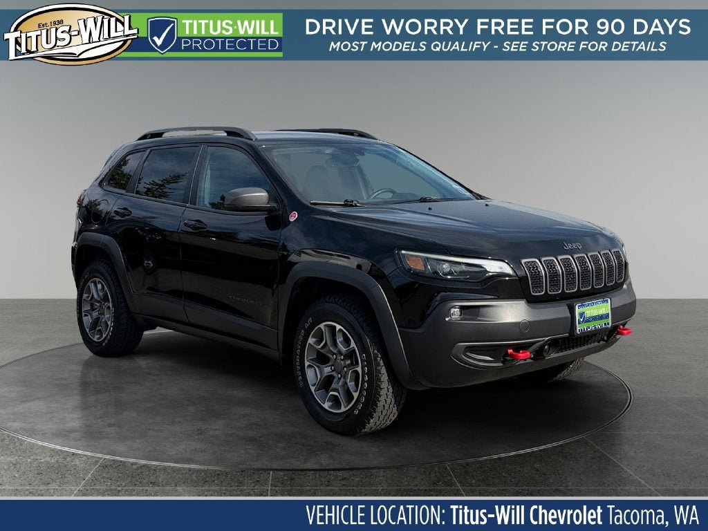 Used 2021 Jeep Cherokee Trailhawk w/ Trailer Tow Group AWD/4WD image 1