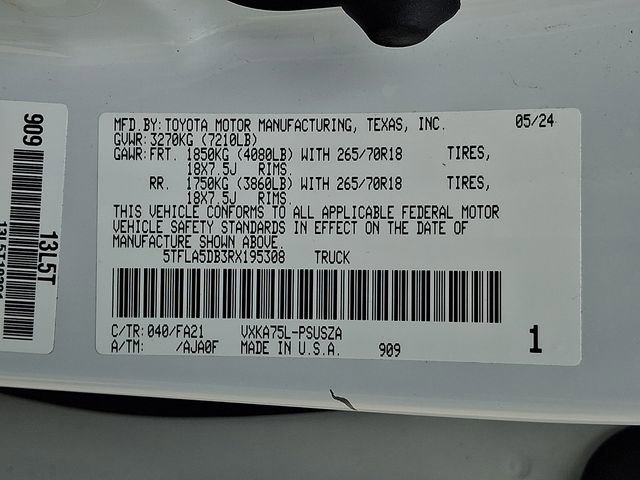 Used 2024 Toyota Tundra SR5 w/ SR5 Convenience Package image 31