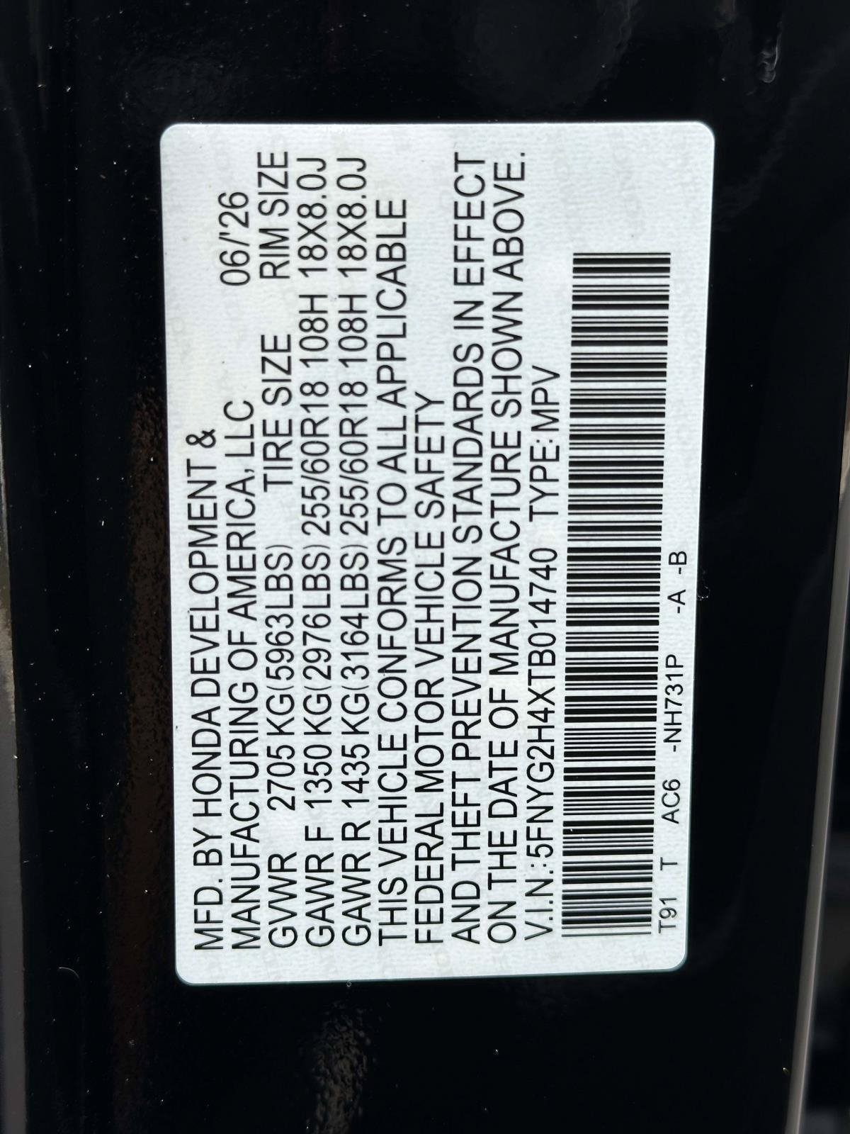 New 2026 Honda Pilot EX-L image 29