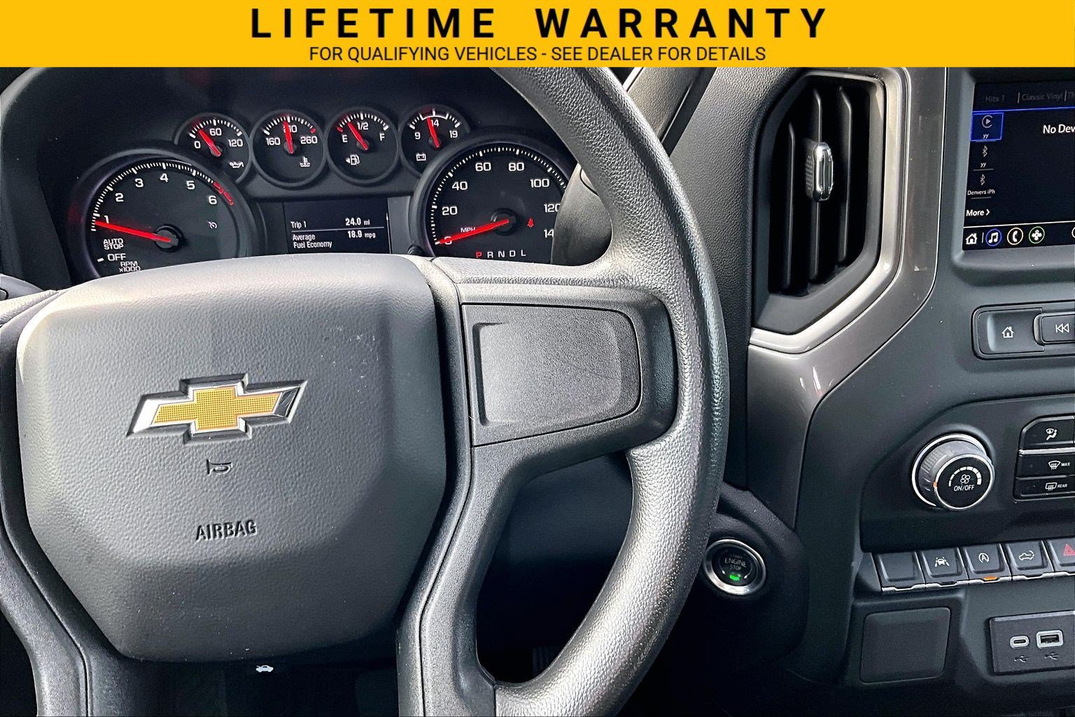 Used 2024 Chevrolet Silverado 1500 Custom w/ Turbomax Blackout Package AWD/4WD image 25