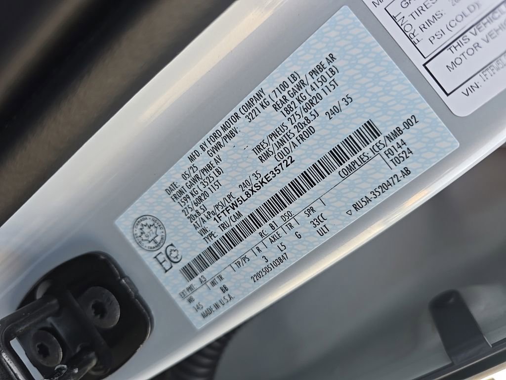 Used 2025 Ford F150 Lariat AWD/4WD image 13