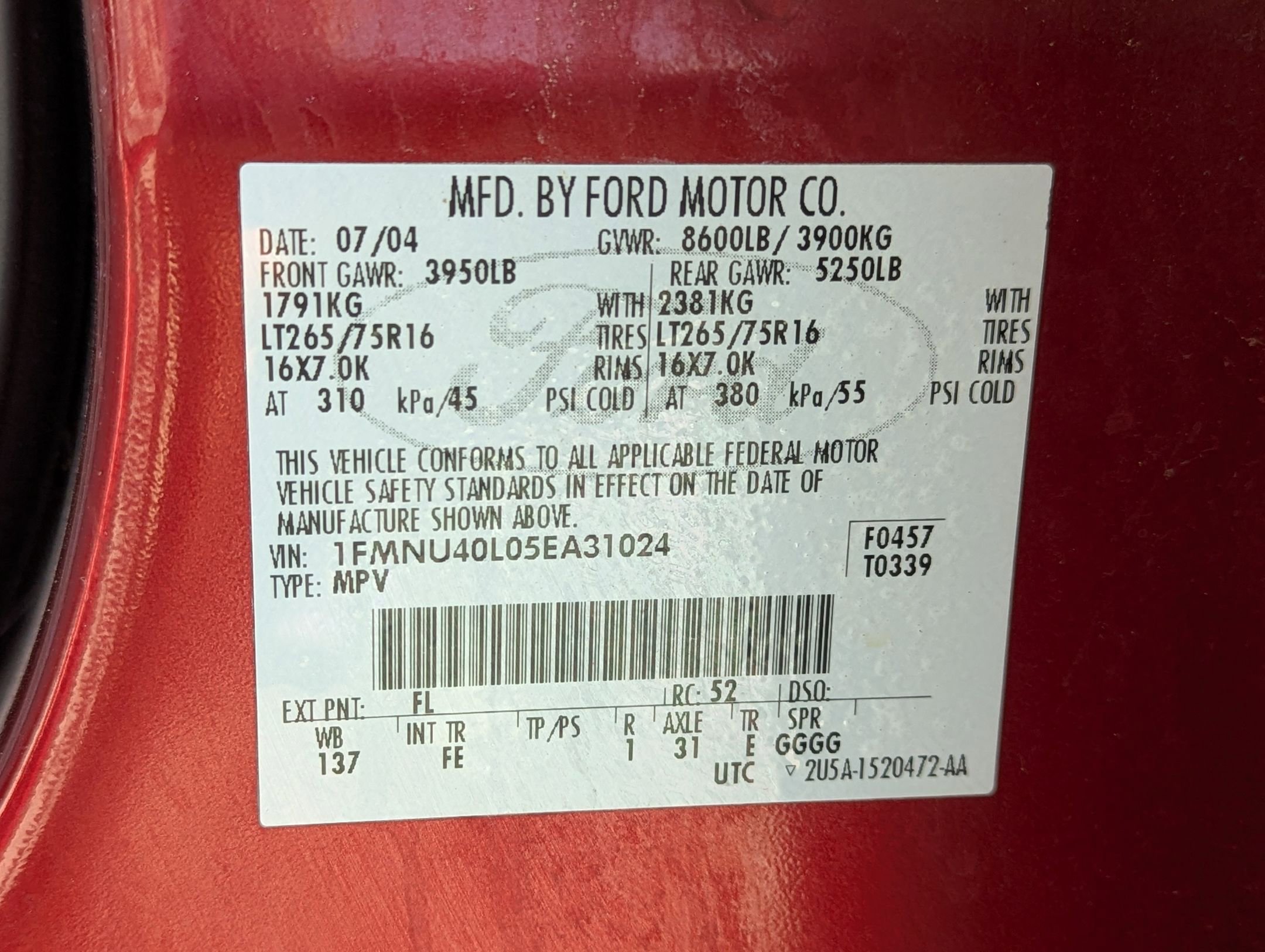 Used 2005 Ford Excursion 2WD image 29