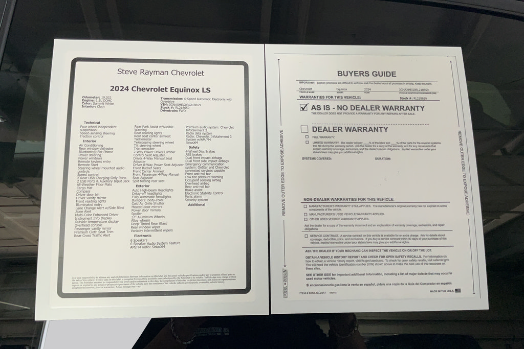 Certified 2024 Chevrolet Equinox LS w/ LS Convenience Package FWD image 25