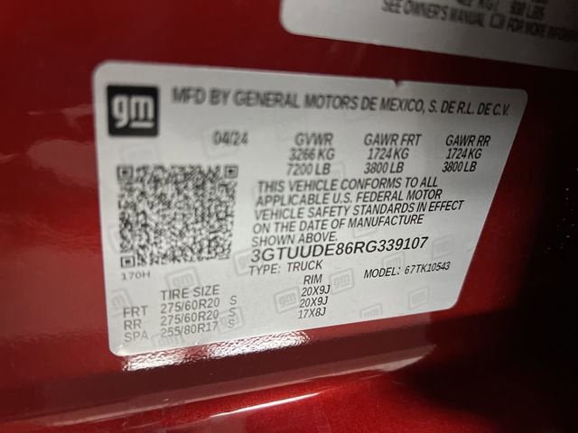 Certified 2024 GMC Sierra 1500 SLT w/ SLT Premium Package AWD/4WD image 33