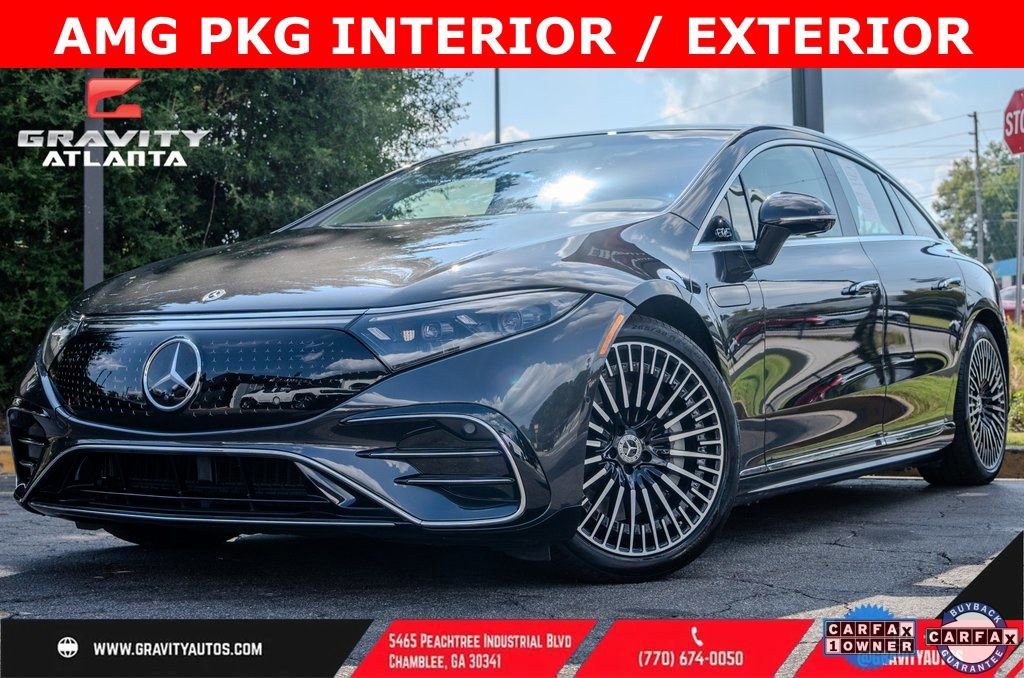Used 2023 Mercedes-Benz EQS 580 4MATIC Sedan image 1
