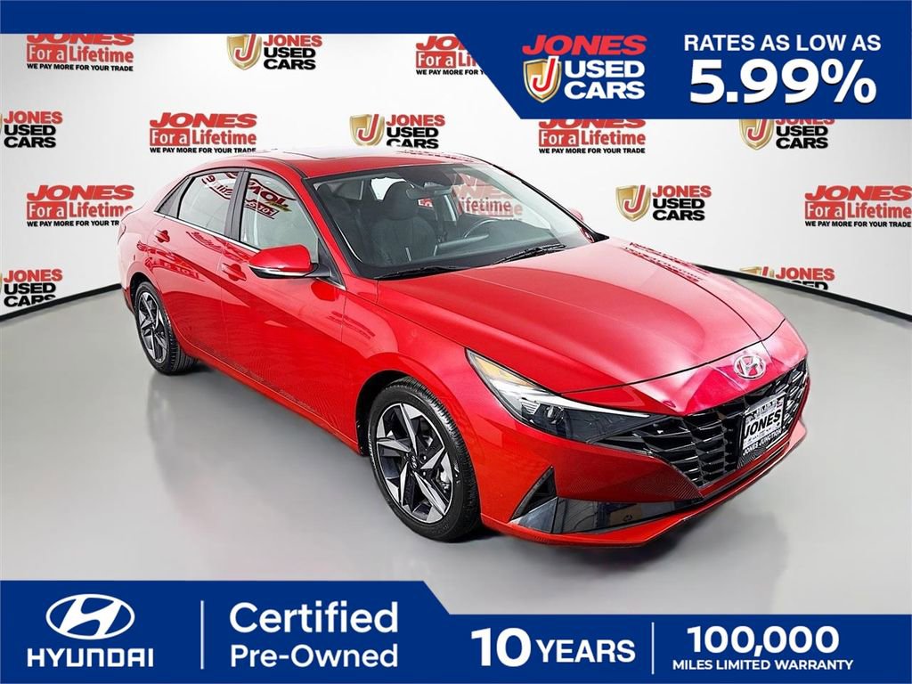 Certified 2022 Hyundai Elantra SEL w/ Convenience + Premium Package FWD image 1