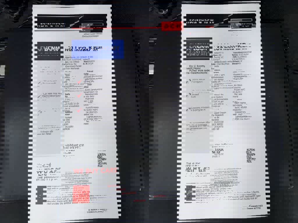 Used 2014 Lincoln MKZ AWD w/ Equipment Group 102A Reserve image 12