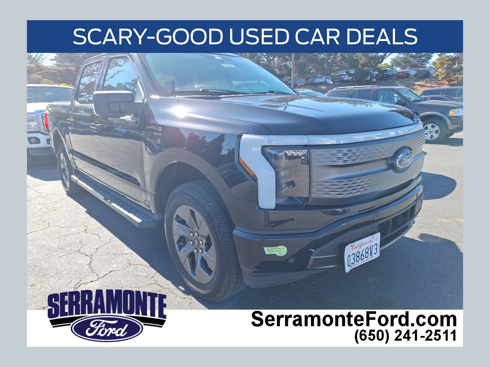 Used 2023 Ford F150 Lightning XLT w/ Equipment Group 312A High AWD/4WD image 1
