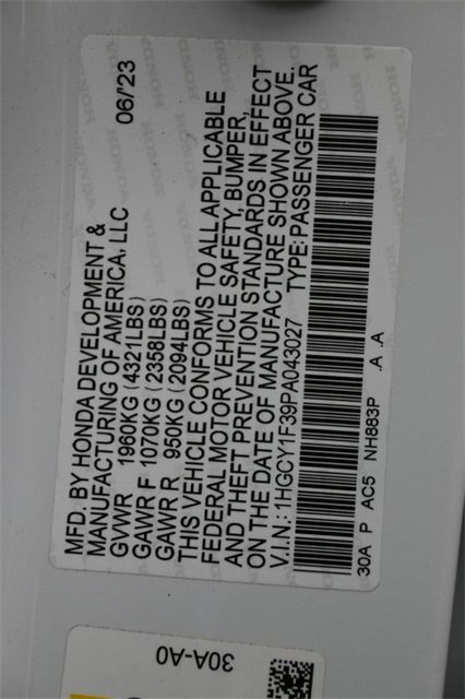 Used 2023 Honda Accord EX image 43