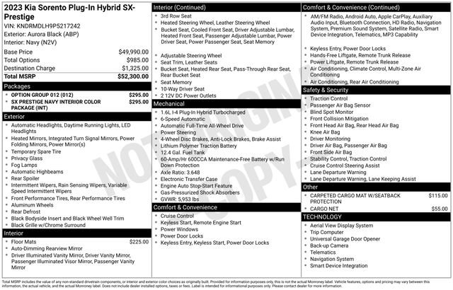 Certified 2023 Kia Sorento SX Prestige image 5