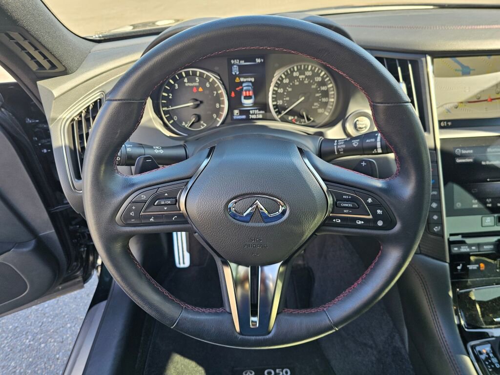 Used 2023 INFINITI Q50 Red Sport 400 w/ Black Opal Edition AWD/4WD image 28