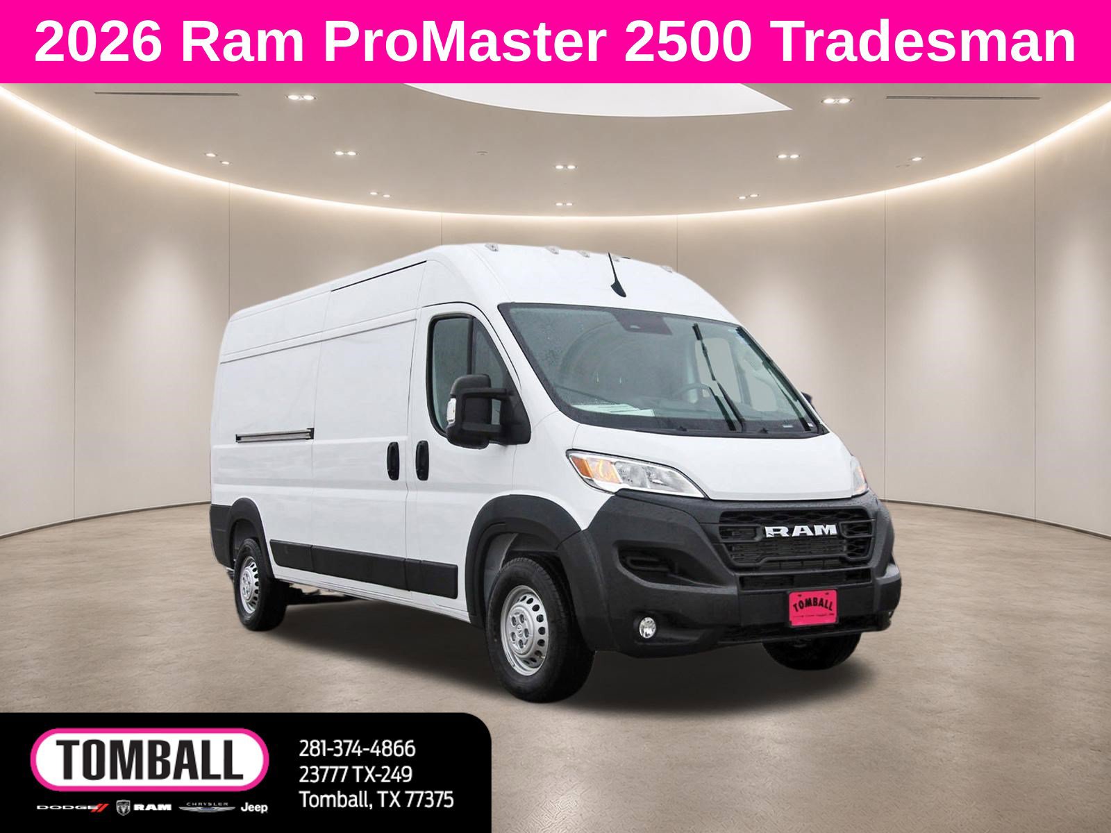 New 2026 RAM ProMaster 2500 w/ Convenience Group FWD image 1
