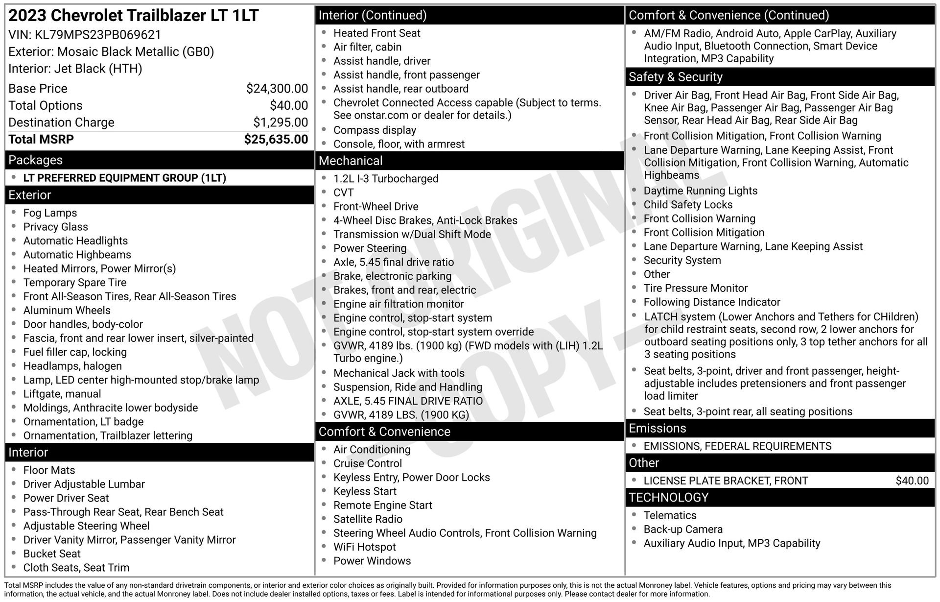 Used 2023 Chevrolet TrailBlazer LT image 4