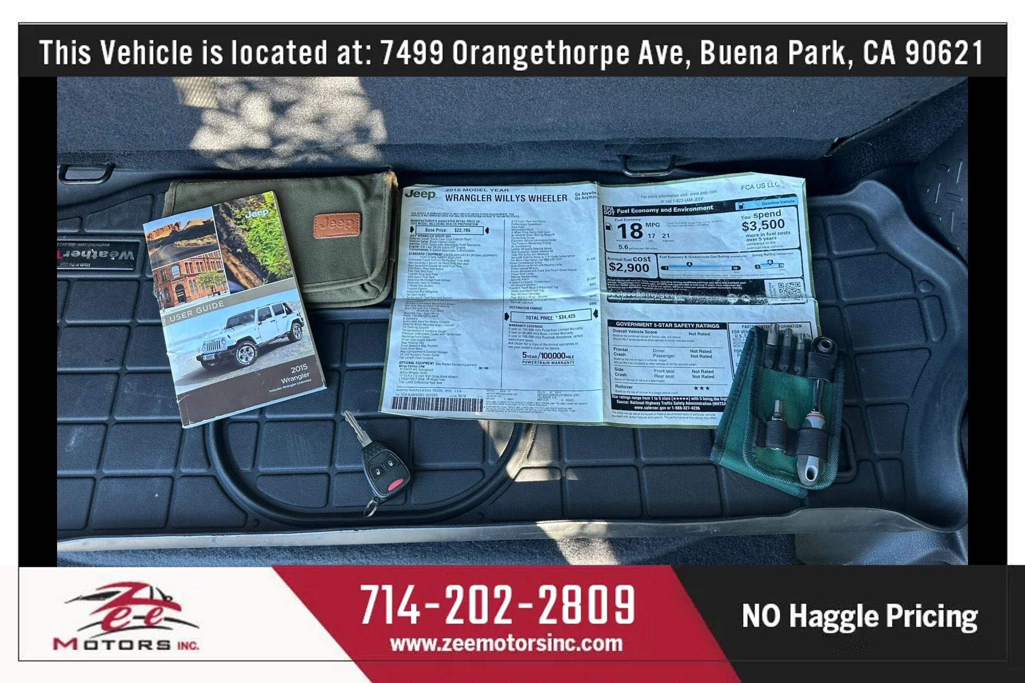 Used 2015 Jeep Wrangler Sport image 41