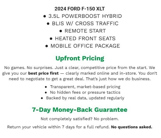 Used 2024 Ford F150 XLT w/ Mobile Office Package image 2