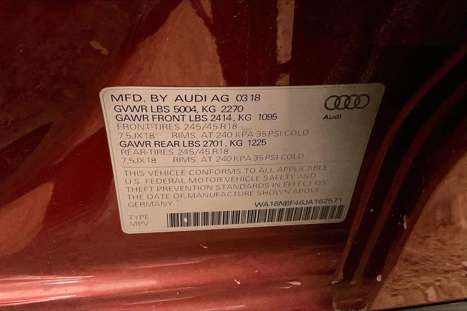 Used 2018 Audi A4 2.0T allroad Premium Plus image 33