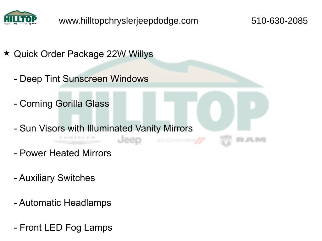 New 2026 Jeep Wrangler Willys image 10