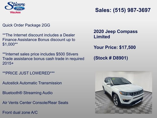 Used 2020 Jeep Compass Limited image 7