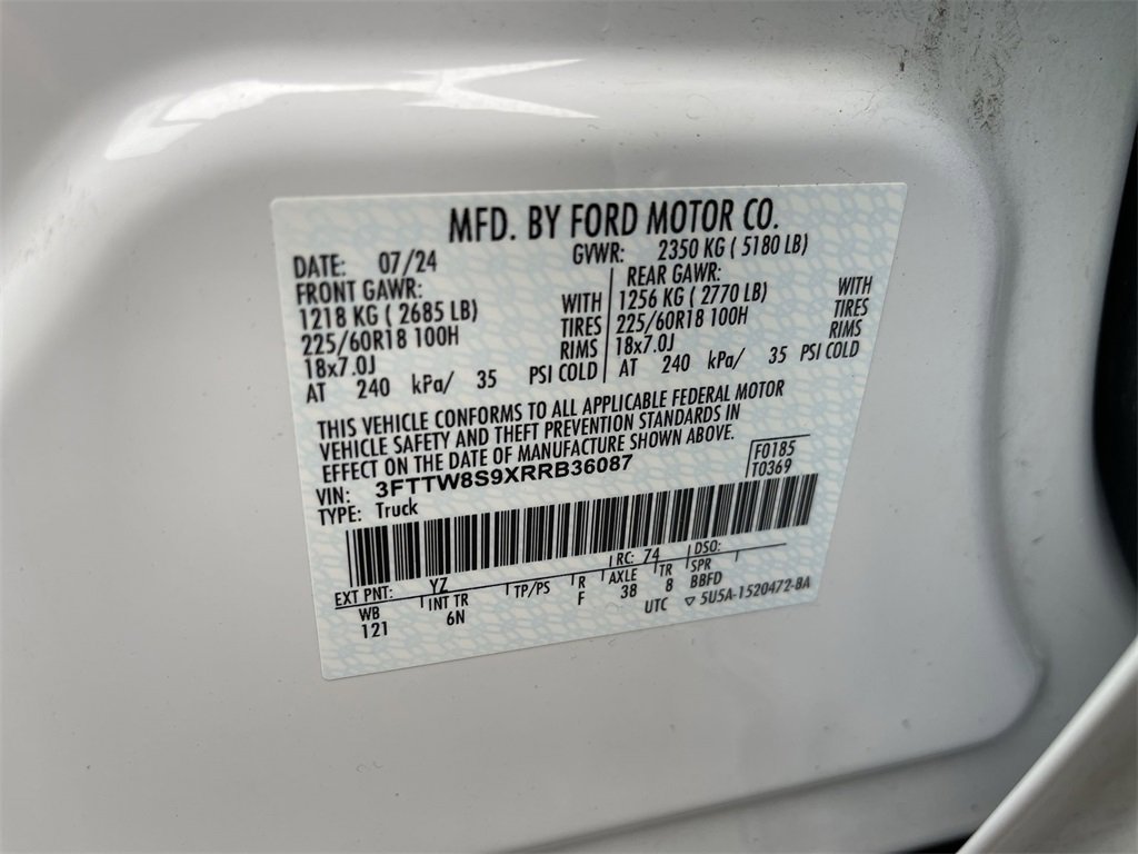 Used 2024 Ford Maverick Lariat w/ 4K Tow Package image 33