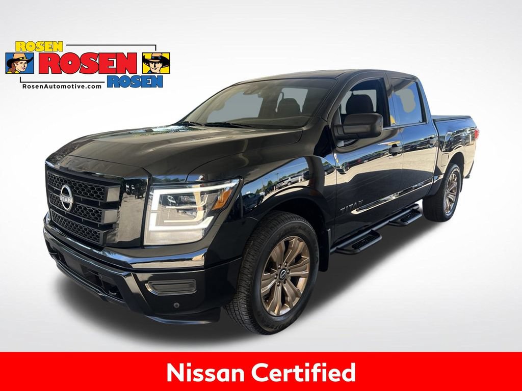 Certified 2024 Nissan Titan SV w/ SV Bronze Edition Package AWD/4WD 360° Tour