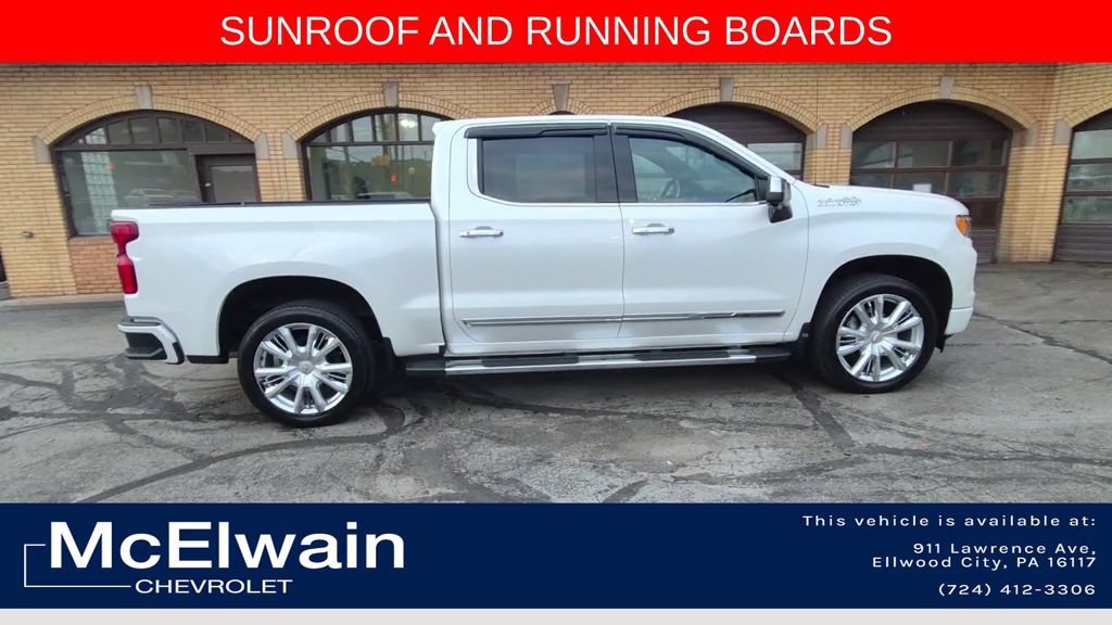 Used 2022 Chevrolet Silverado 1500 High Country w/ High Country Premium Package AWD/4WD image 2