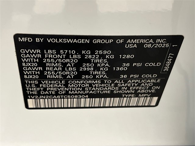 New 2026 Volkswagen Atlas SE image 21