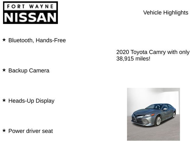 Used 2020 Toyota Camry XLE image 7