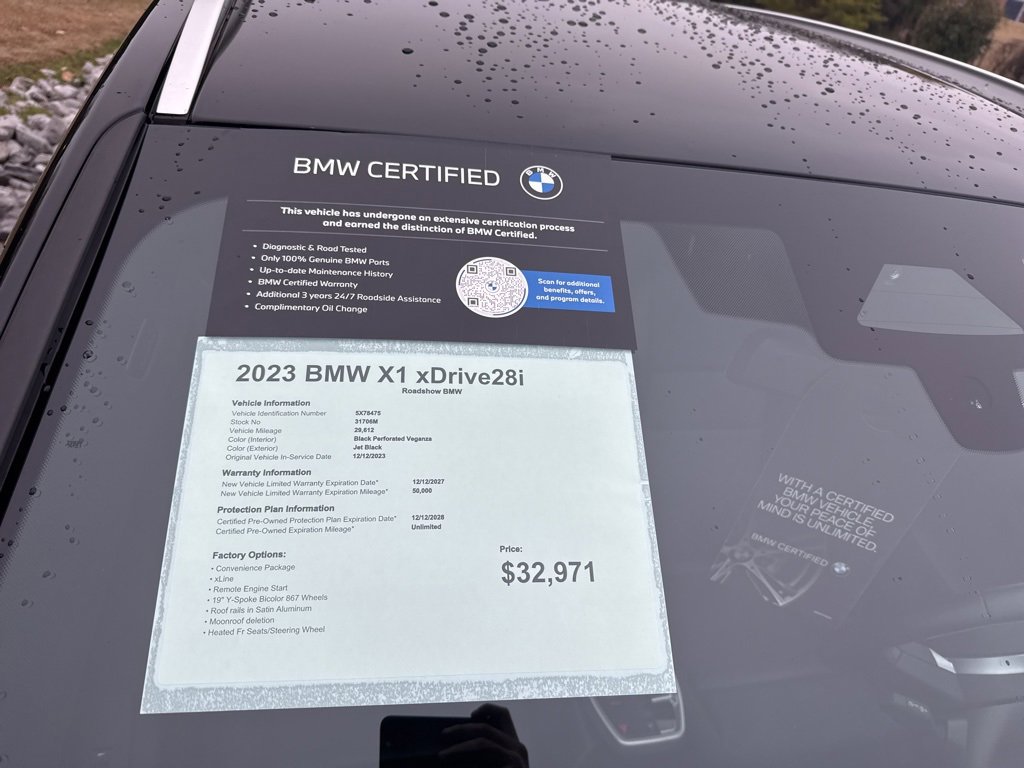 Certified 2023 BMW X1 xDrive28i w/ Convenience Package image 9