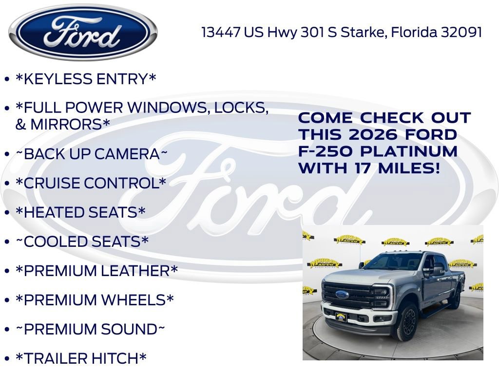 New 2026 Ford F250 Platinum AWD/4WD image 10